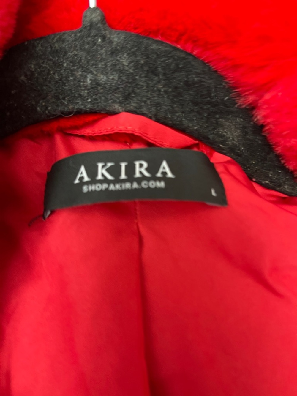 AKIRA Label Time To Shine Fringe Faux Fur Coat is made from a plush faux fur - Picture 8 of 8